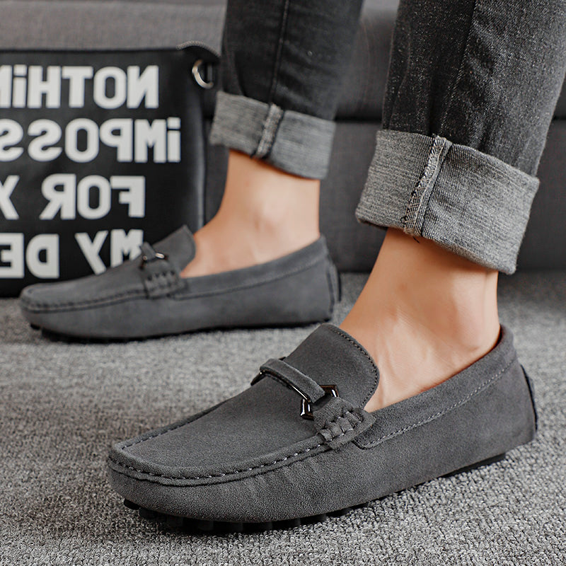 Leonardo Suede Bit Loafers