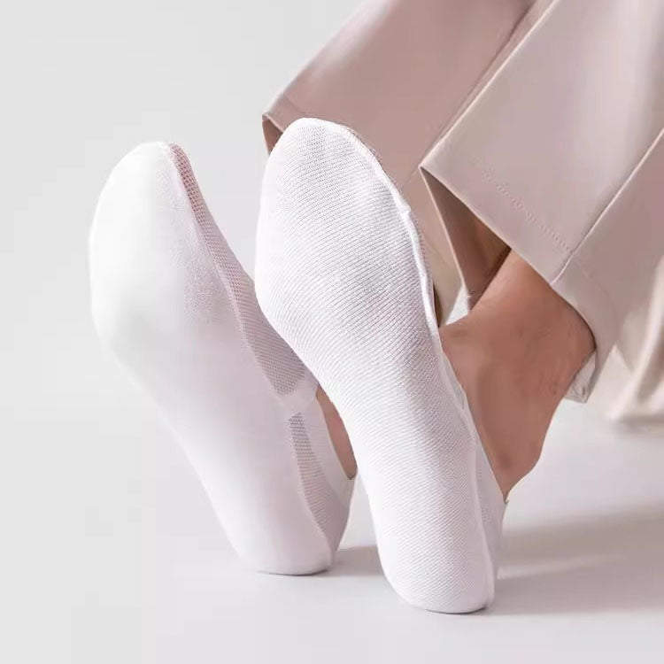 Enzo Cotton Mesh No-Show Socks