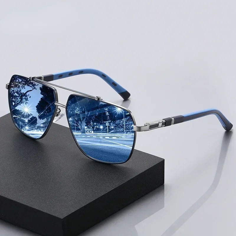 Lunettes de soleil aviateur Gianni en métal