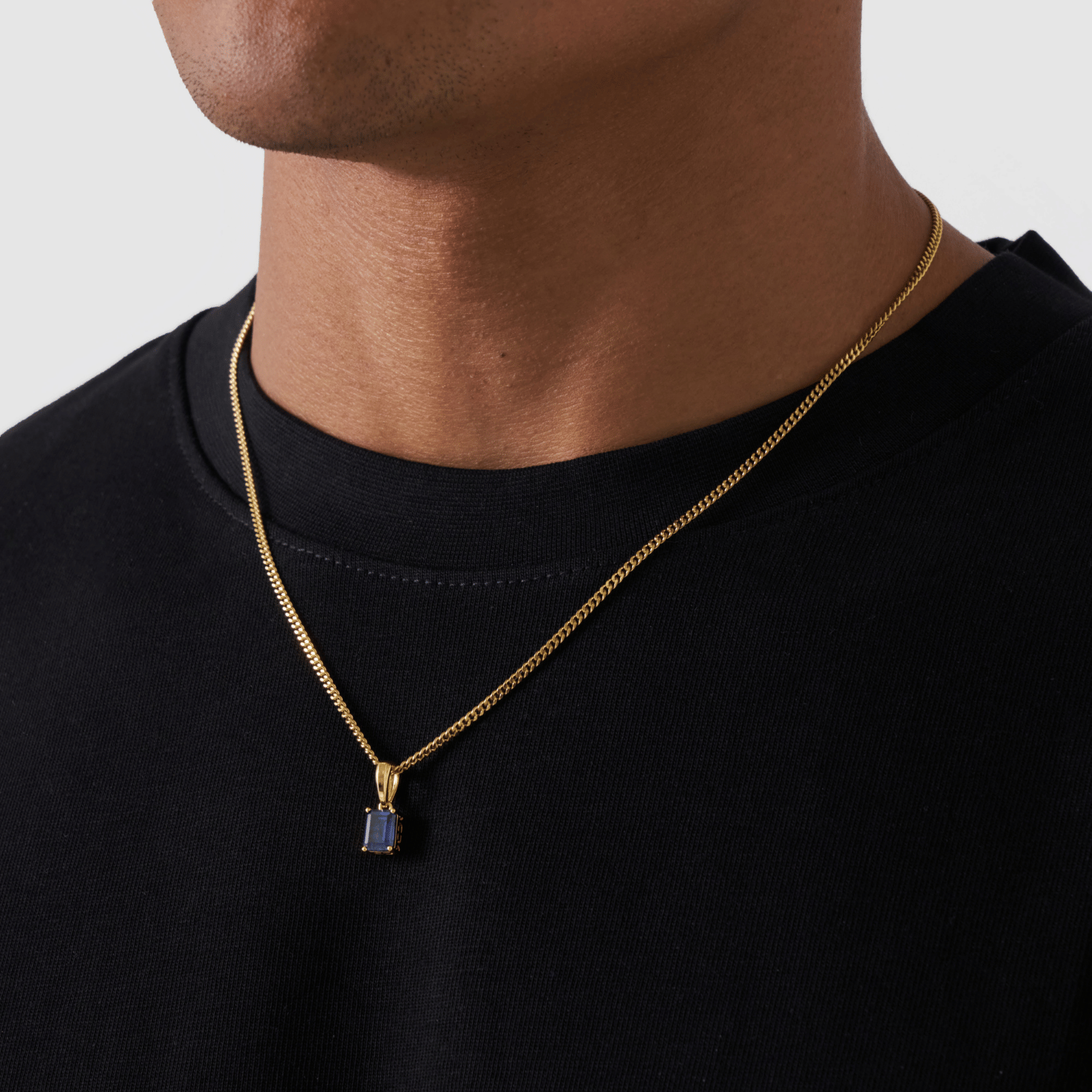 Saphiranhänger (Gold)