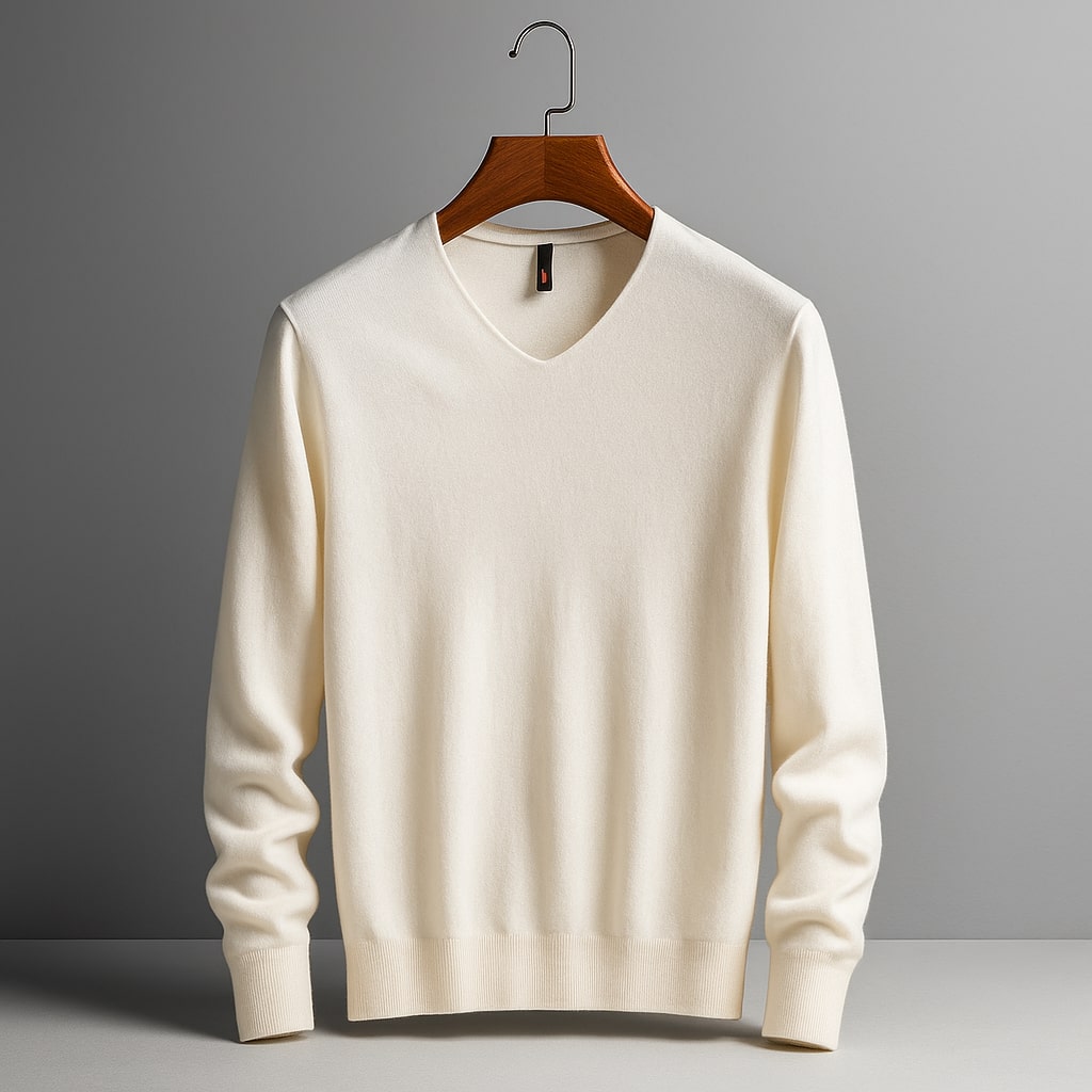 Alessio Wool-Cashmere V-Neck
