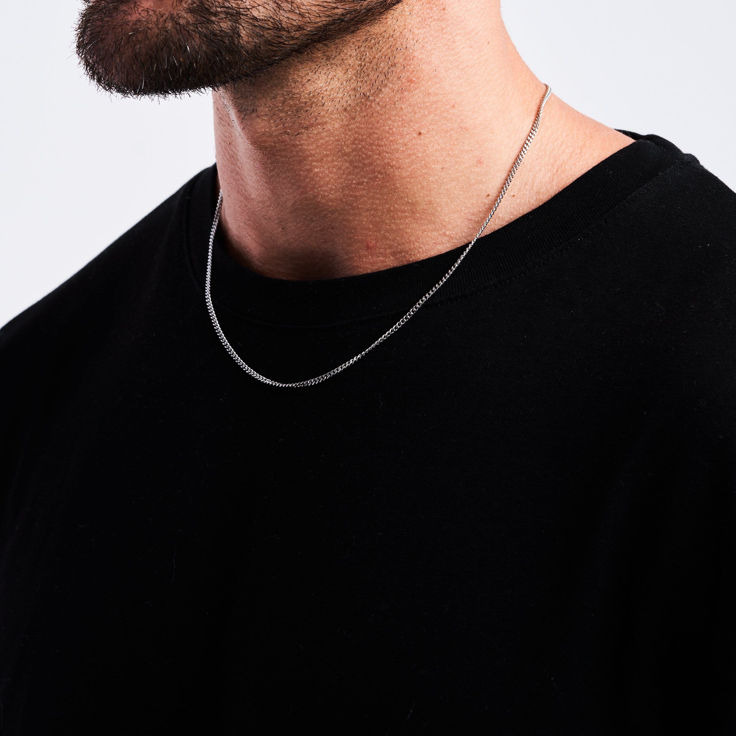 Minimal Curb (Silver) 2mm