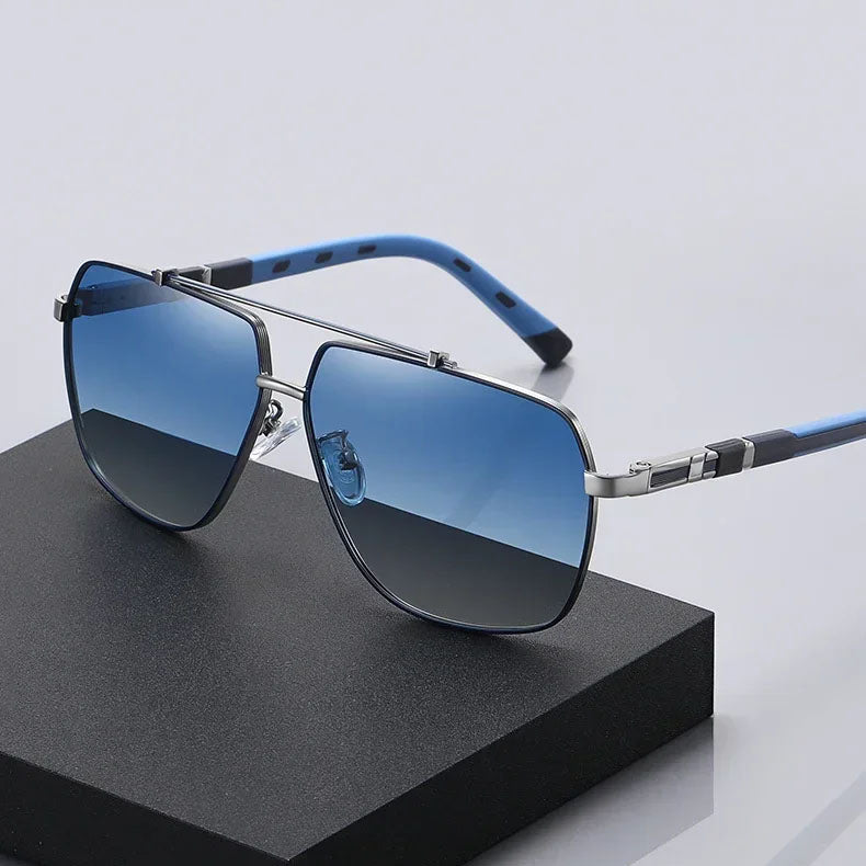 Lunettes de soleil aviateur Gianni en métal