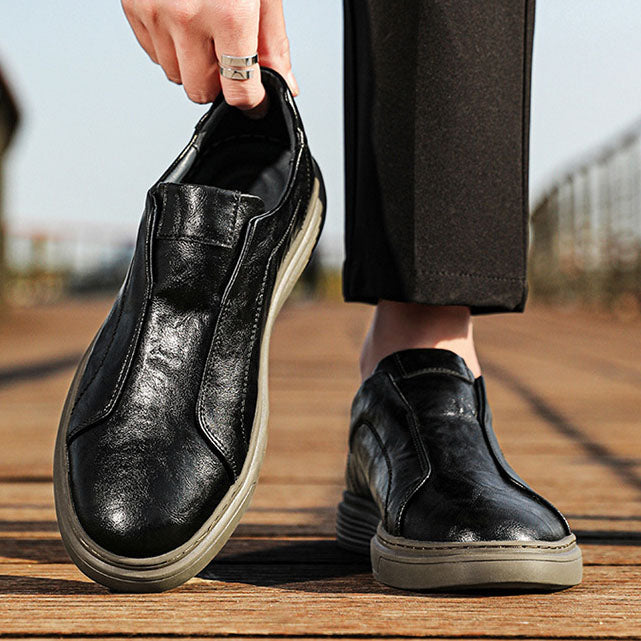 Lorenzo Leather Slip-On Sneakers