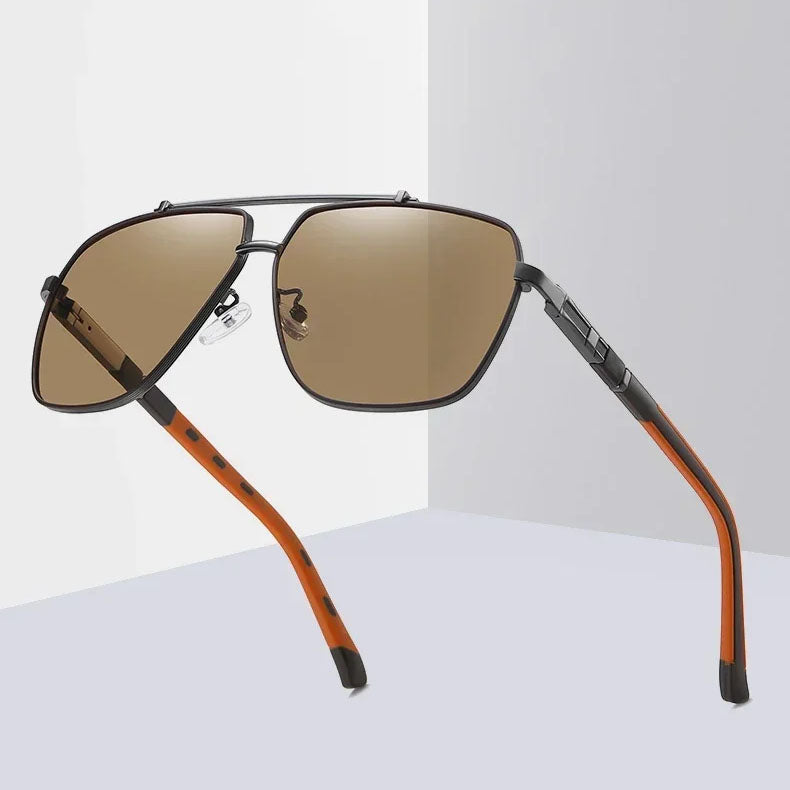 Lunettes de soleil aviateur Gianni en métal