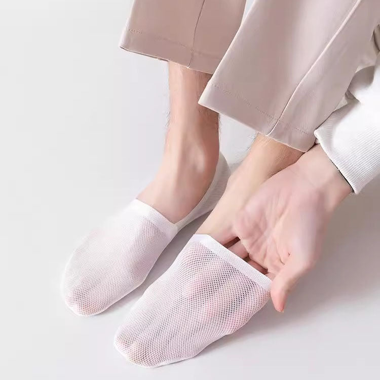 Chaussettes invisibles Enzo en maille de coton