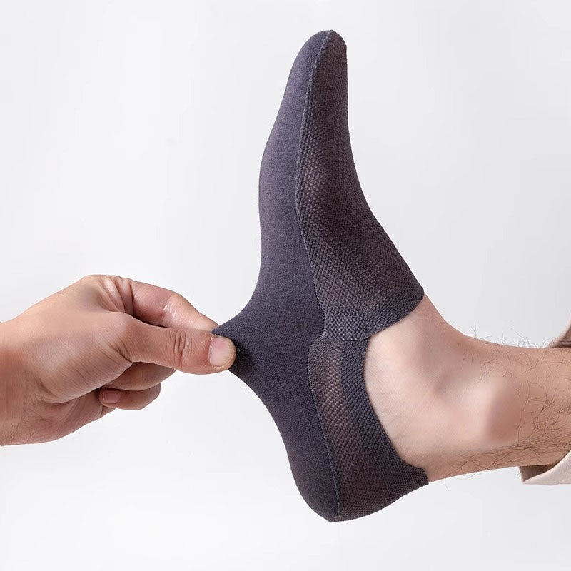 Enzo Cotton Mesh No-Show Socks