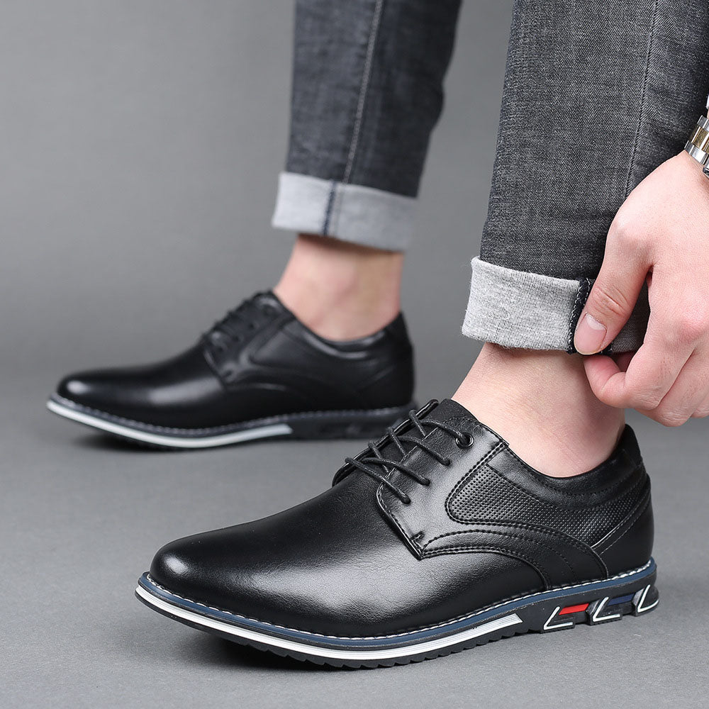 Giovanni Leather Derby Shoes