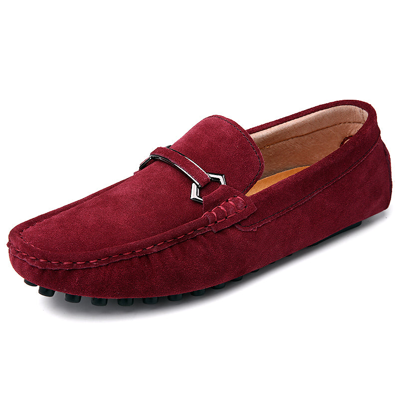 Leonardo Wildleder-Loafer mit Bit-Detail