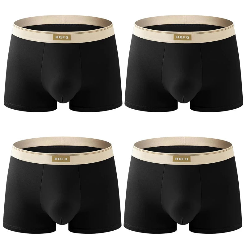 Men’s Breathable Polyester-Spandex Boxer Shorts