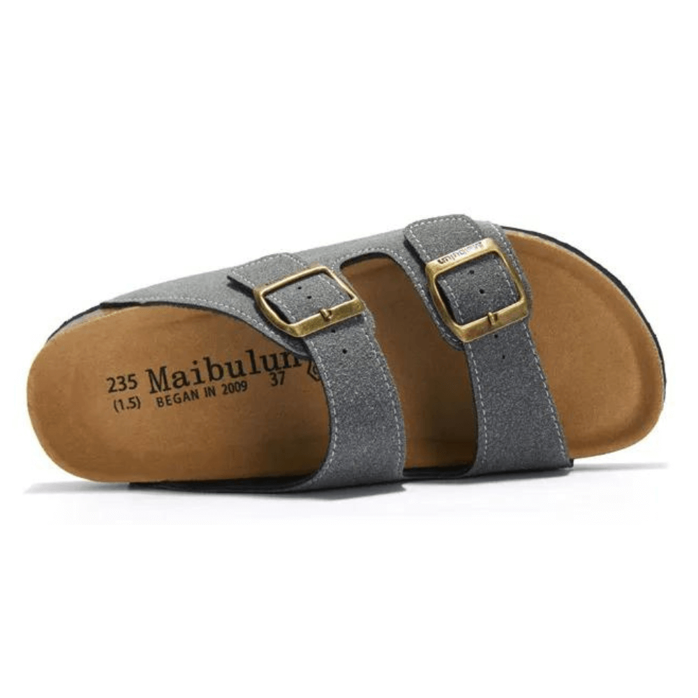 Maibulun Suede Sandal - Gray