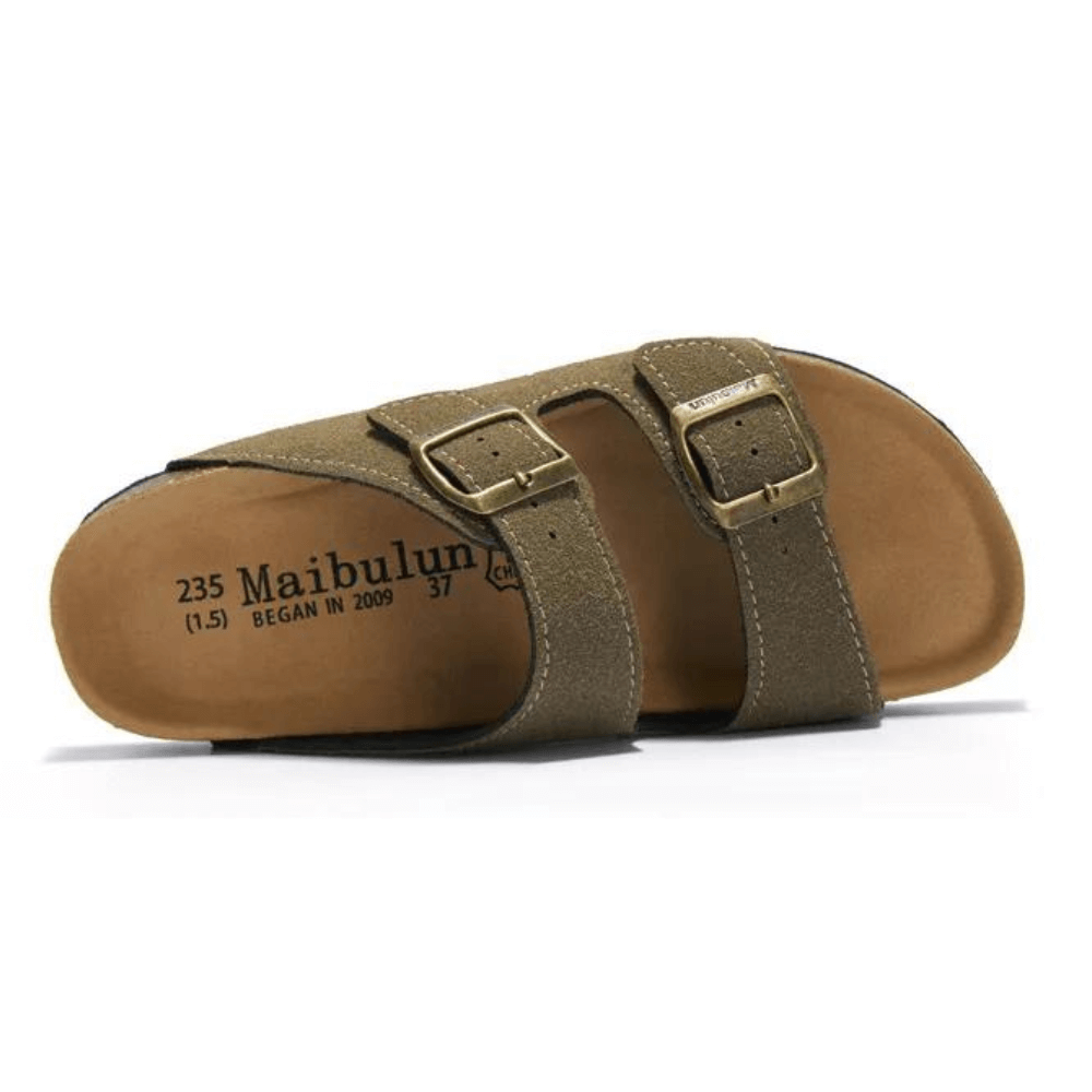 Maibulun Suede Sandal - Moss Green