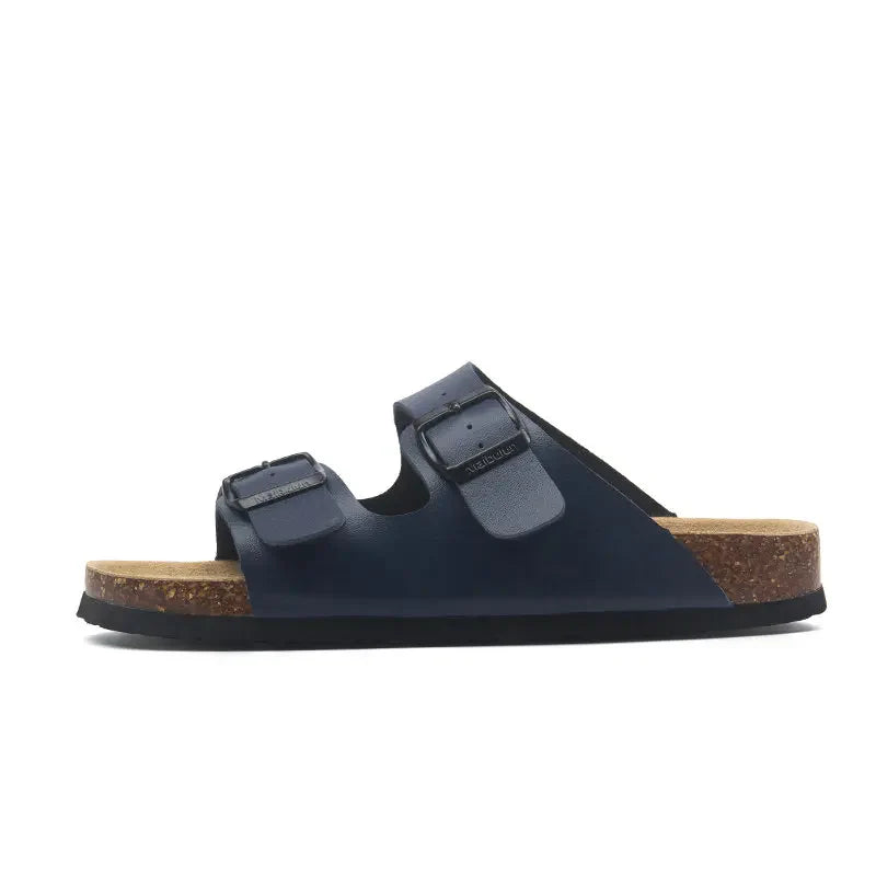 Maibulun Leather Sandal - Blue
