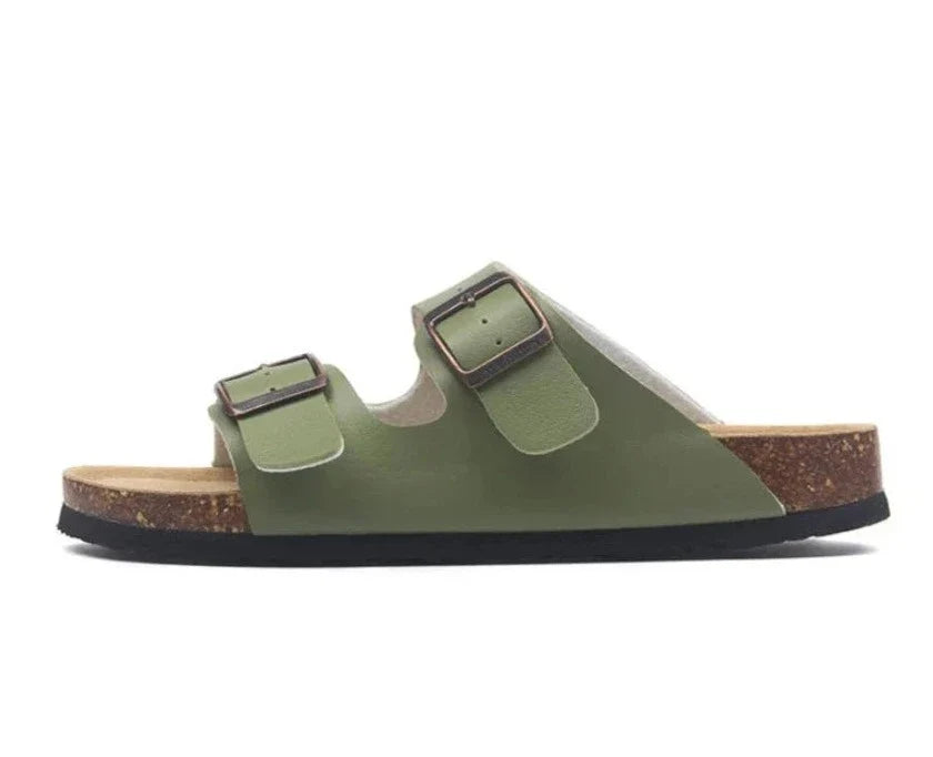 Maibulun Leather Sandals - Green
