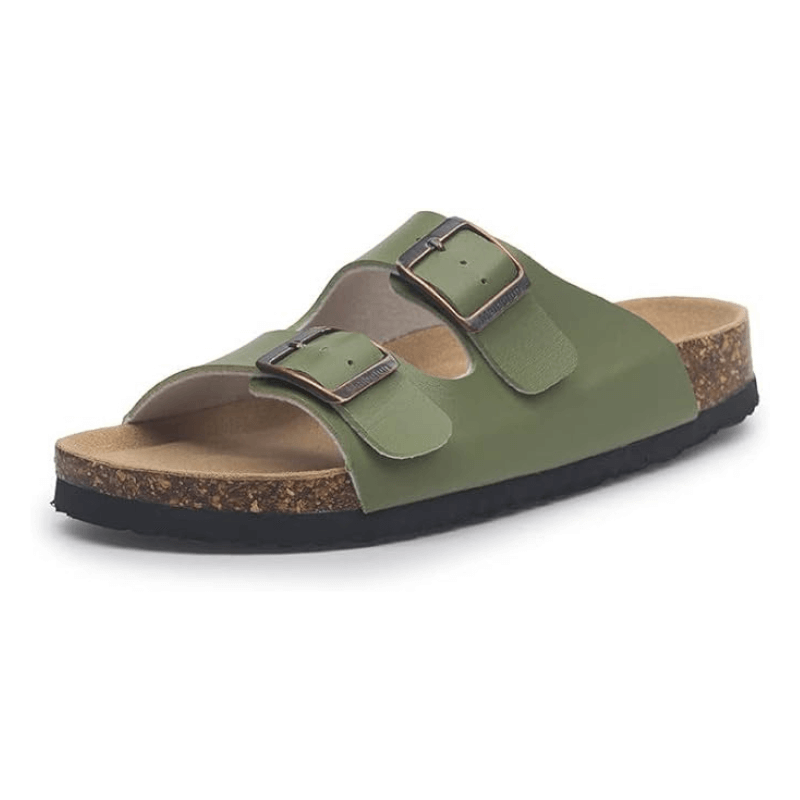 Maibulun Leather Sandals - Green